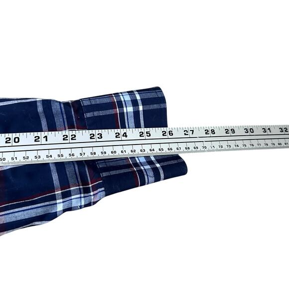 Ely Cattleman Shirt Men’s 3XLT XXXL Tall Blue Plaid Western Pearl Snap Button-Up - Picture 9 of 10